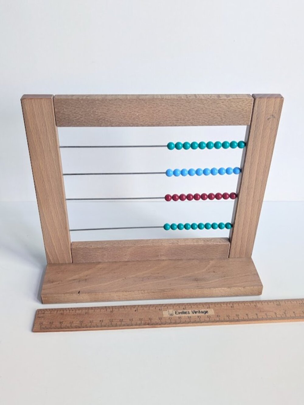 A-Montessori Small Bead Frame Wooden Math Abacus Educational Learning Toy - Picture 5 of 16